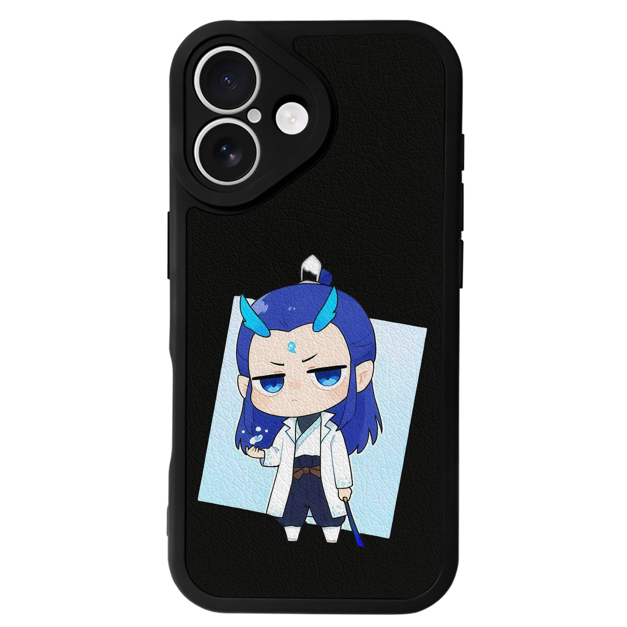 （画像用） Ne Zha 2 ナタ 魔童の大暴れ 【iPhone 16シリーズ対応】シリコンスマホケース（レザー調） 材質：シリコン